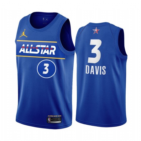 Maillot Basket Los Angeles Lakers Anthony Davis 3 2021 All-Star Jordan Brand Bleu Swingman - Homme